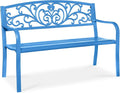 Best Choice Products Outdoor Bench Steel Garden Patio Porch Furniture by BestChoiceProducts