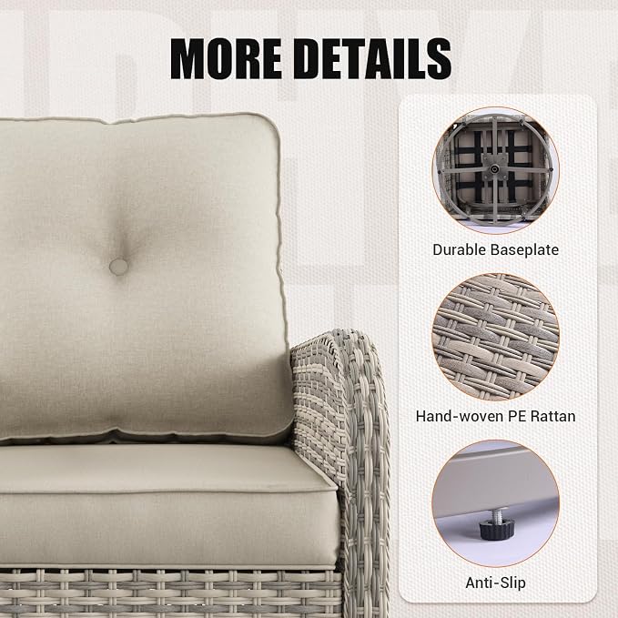 15-Piece Outdoor Patio Furniture Set - Image 7