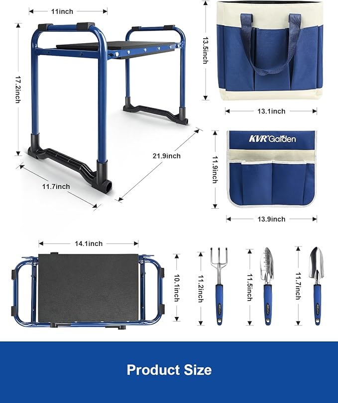 KVR Garden Kneeler and Seat Set 7-Piece Upgraded - Image 2