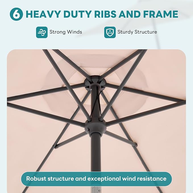 OLIXIS 7.5ft Patio Umbrella - Image 3