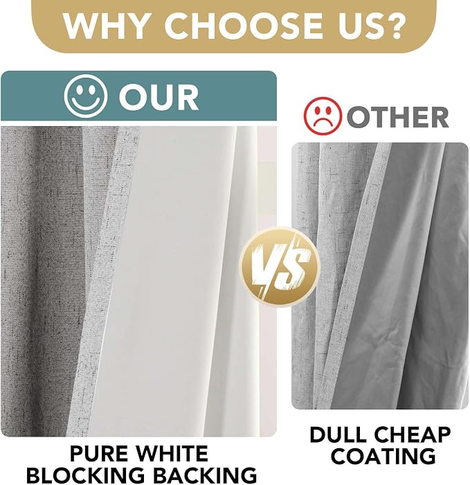 H.VERSAILTEX 100% Blackout Curtains - Image 3