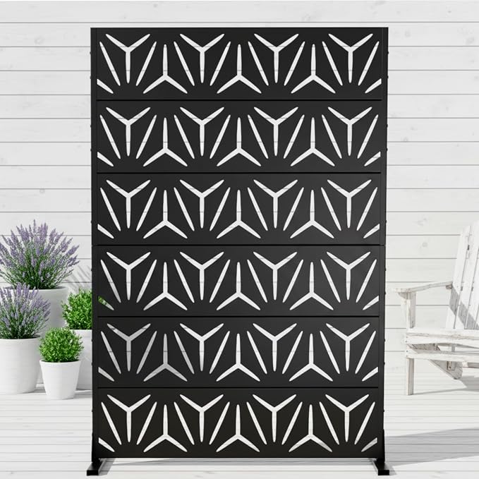 Casaphoria Metal Privacy Screen Outdoor by Casaphoria