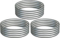 3PCS 3x3x1FT Galvanized Raised Garden Bed Kit, Vegetable Boxes-Round Metal by Yortrek