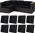 8Pcs Stretch Patio Cushion Covers, Outdoor Couch Covers Replacement, Outdoor by BIETYONE