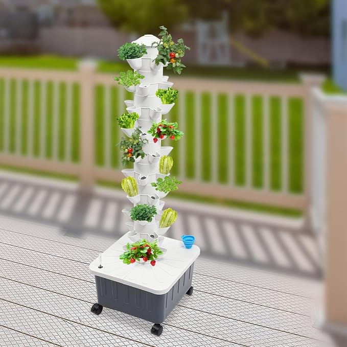 Hydroponic Growing System Indoor, 50-Hole Vertical Garden Planter Germination - Image 6