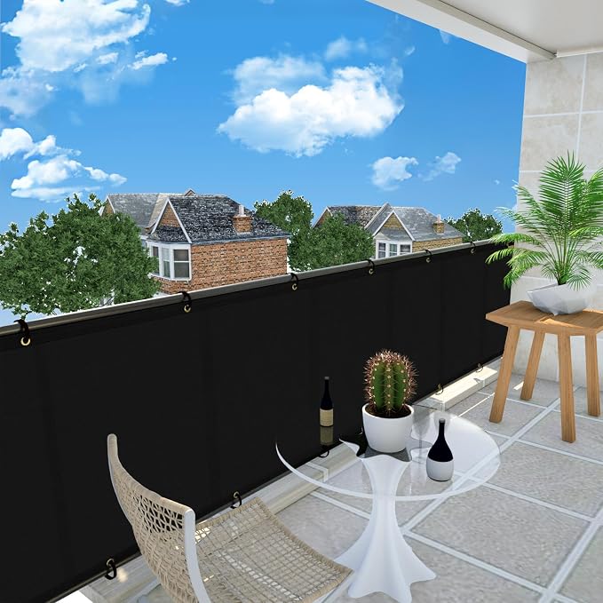 UPGRADE Privacy Screen 3' x 10' Fence Commercial Shade Cover - Image 2