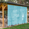 SpaceDresser Waterproof Outdoor Sheer Curtains by SpaceDresser
