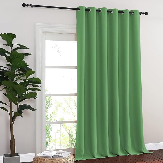 NICETOWN Froest Green Blackout Curtains - Image 2