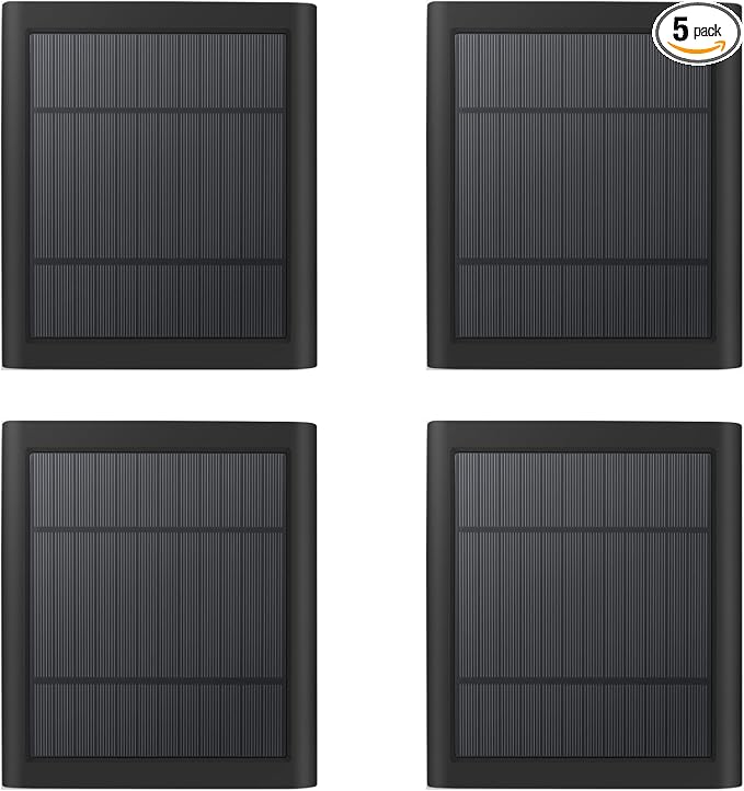 USB-C to Ring Barrel Plug 4Pack 4W Solar Charger by Paodekua