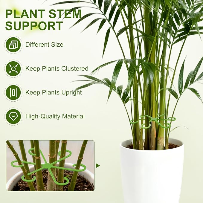 20pcs Plant Stem Support, Unique Design Stem Supports - Image 4