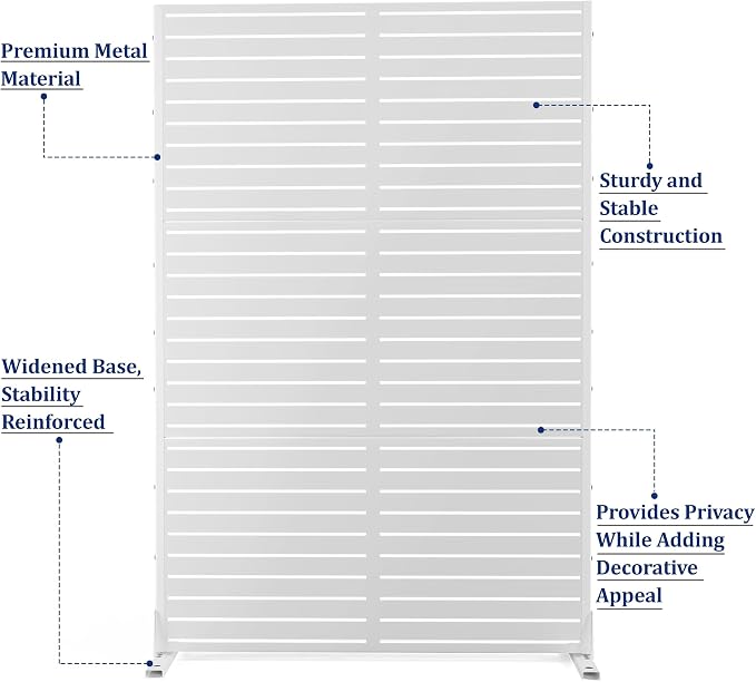 FENCY Outdoor Privacy Screen, Outdoor Freestanding Privacy Screen & Panels - Image 4