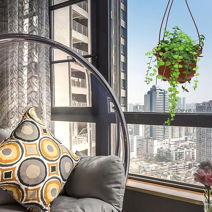 YARNOW 10 Pack Plastic Hanging Planters - Image 8