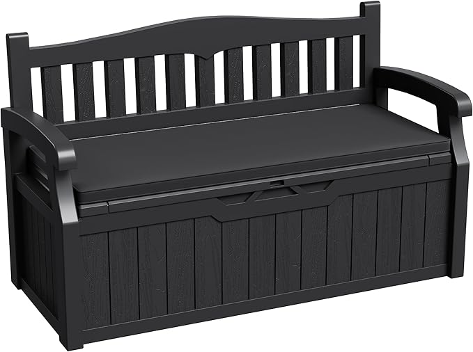 Greesum 80 Gallon Outdoor Storage Bench Deck Box by BuynowfromGreesum
