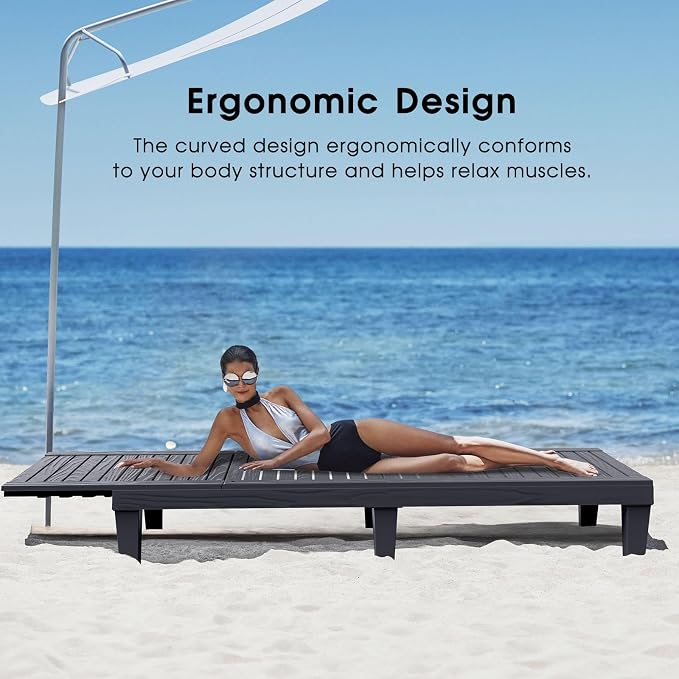 EasyUp Resin Chaise Lounge Chairs - Image 7