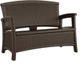 Suncast Outdoor Wicker Love Seat by Suncast