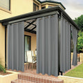BONZER Outdoor Curtains for Patio Water Resistant Heavy Privacy Light Filtering by Bonzer