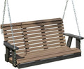 Poly Lumber Wood 4FT Porch Swing Amish Craftsmandship Made in USA HDPE by Unknown