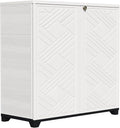 ZZM Indoor/Outdoor Storage Cabinet Waterproof, All Weather Outdoor Storage by ZZM