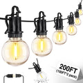 ZJOJO 200FT Outdoor String Lights, G40 Globe Outdoor Lights by ZJOJO