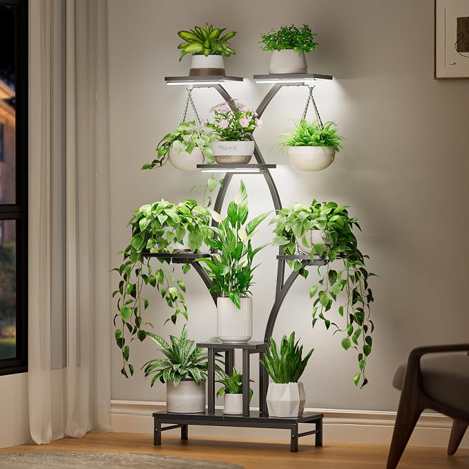 Plant Stand Indoor with Grow Lights - Image 7