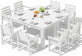 SERWALL Patio Dining Sets for 8, Outdoor Dining Sets for 8 Person by SERWALL