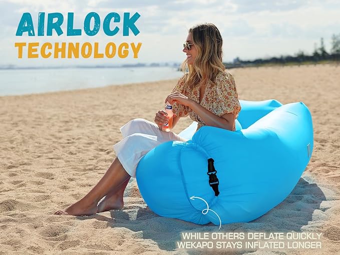 WEKAPO Inflatable Couch Air Lounger Chair - Image 5