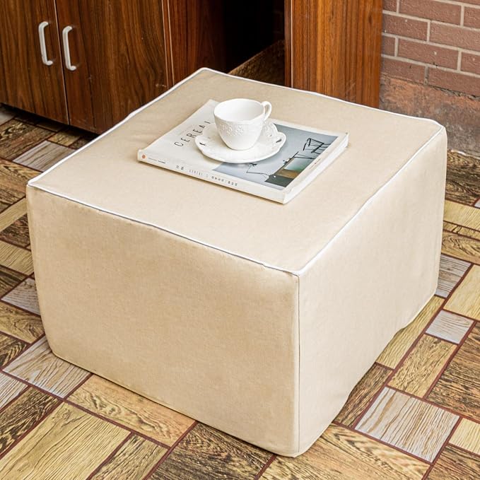 Outdoor Ottoman 20x20x14 Inches Outdoor Square Ottomans by AbunHeri
