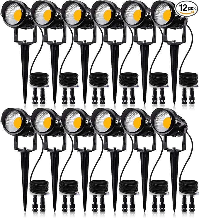 SUNVIE 12W Low Voltage LED Landscape Lights by SUNVIE