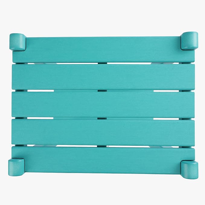 WestinTrends Malibu 36" Outdoor Adirondack HDPE 2-Tier Patio Side Table - Image 9