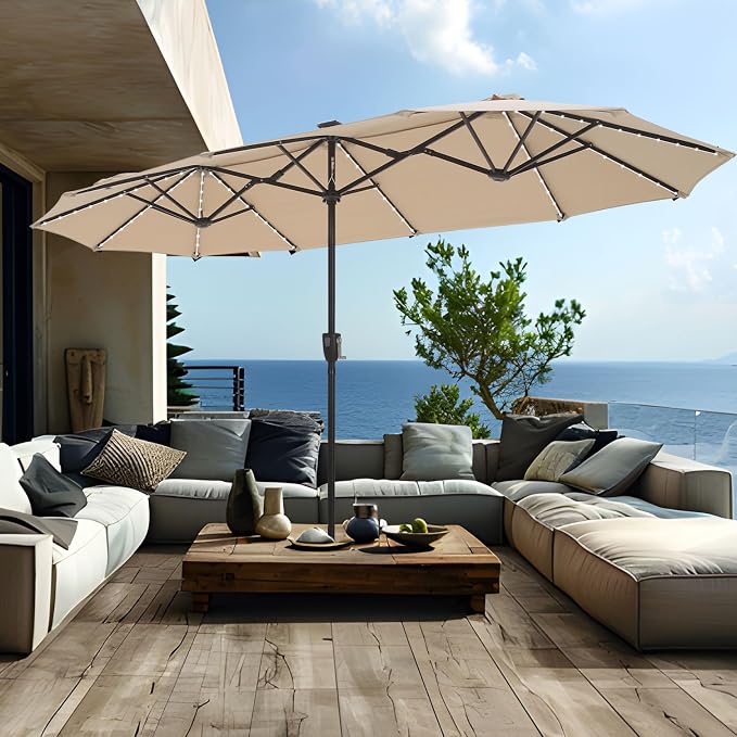 PHI VILLA 13ft Patio Umbrella - Image 7