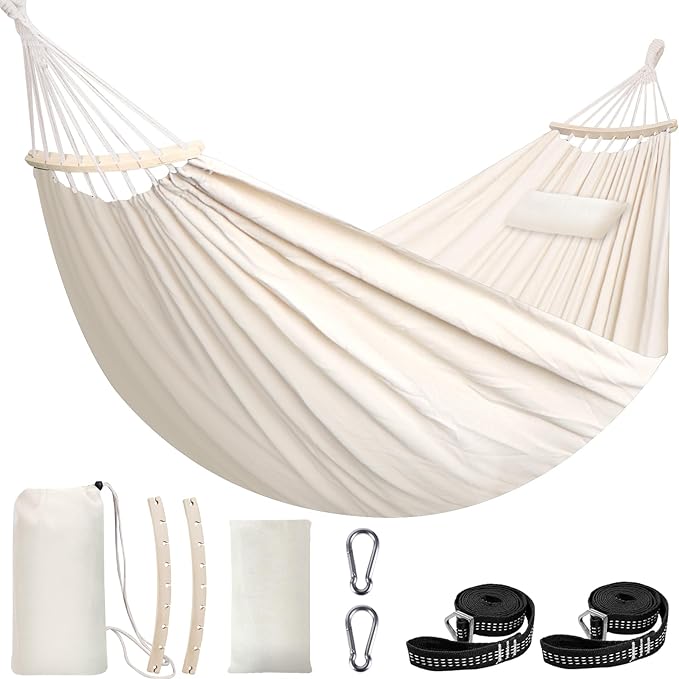 Chihee Hammock for Stand 9.8ft x 4.9ft Soft Cotton Hammock Holds Up to 660lbs by Chihee