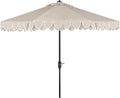 SAFAVIEH 9ft Outdoor Patio Umbrella, Auto Crank Tilt, UV Resistant by SAFAVIEH