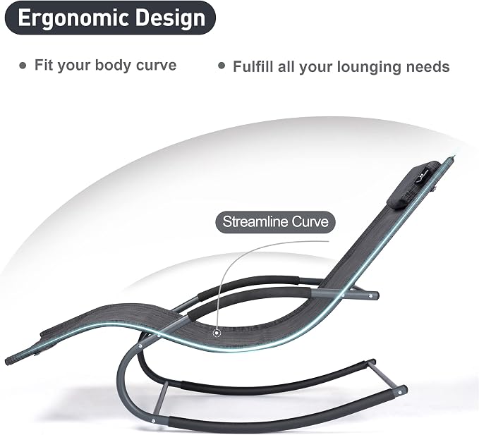 Outdoor Lounge Chair, Chaise Lounge - Image 4