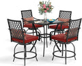 Sophia & William Patio Bar Set 5-Piece Outdoor High Dining Set by SophiaWilliam