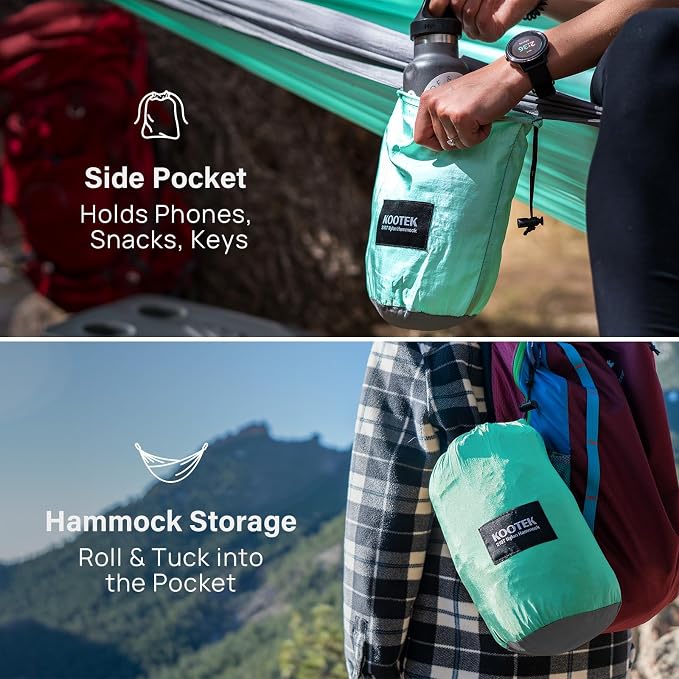 Kootek Camping Hammock, Portable Hammocks - Image 4
