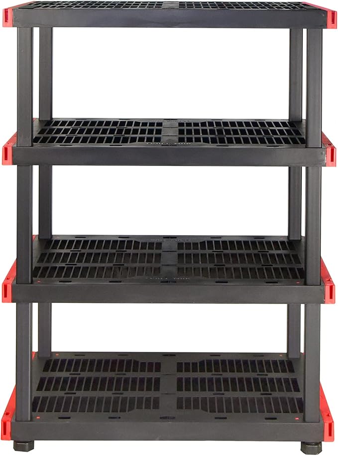 CX Craftsman 4-Tier Highly Durable Storage Rack, 4 Shleves That Support up to - Image 4