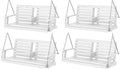 KINGYES Outdoor Hanging Porch Swing Set of 4, Waterproof Swing by KINGYES