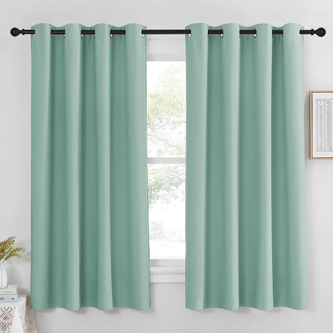 NICETOWN Blackout Curtain Panel 63 inch Long by NICETOWN