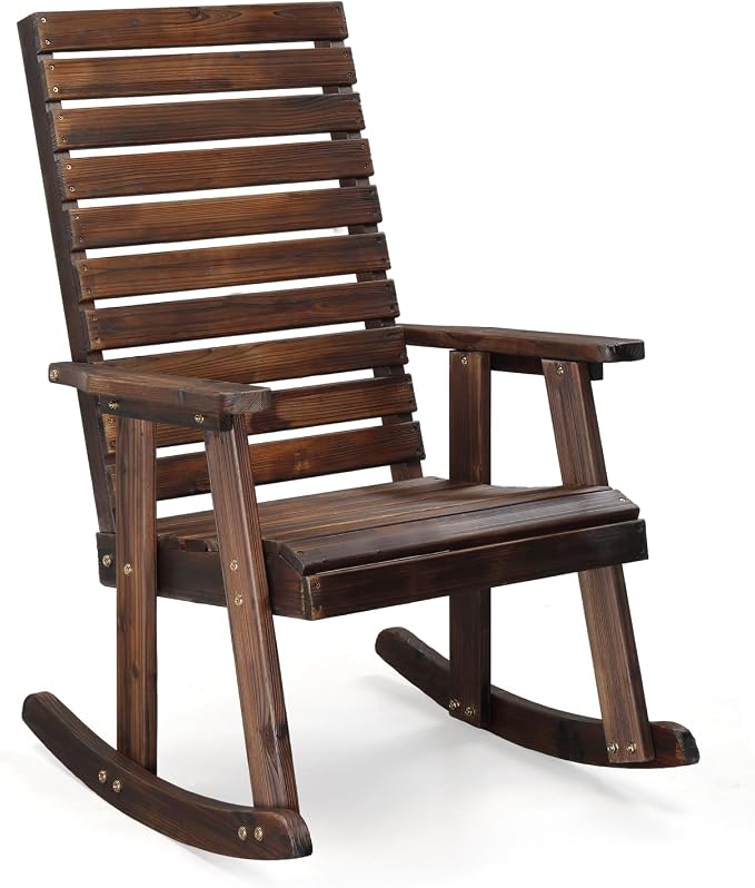 VINGLI Wooden Rocking Chair by VINGLI