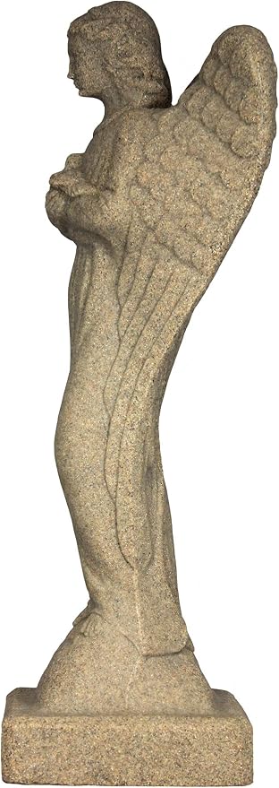 Emsco Group 2260-1AZ Morning Angel Statue – Natural Sandstone Appearance – Made - Image 6