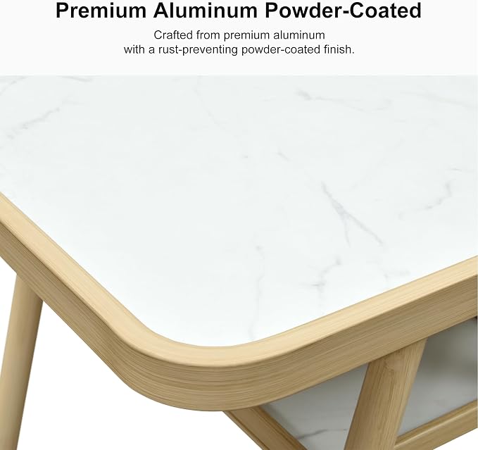 PURPLE LEAF Bar Height Table Coffee Table - Image 7