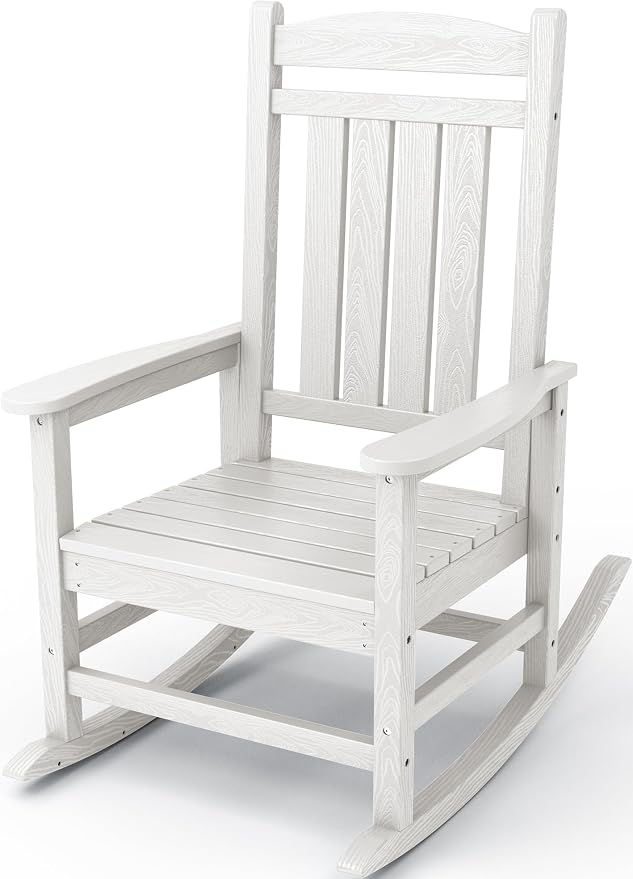 KINGYES HDPE Rocking Chairs Outdoor, Patio Rocking Chairs by KINGYES