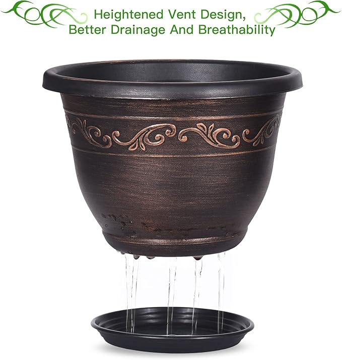 Plastic-Plant-Flower-Planters-16 Inch - Image 4