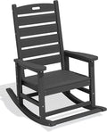 SERWALL Outdoor Rocking Chair, Oversized Rocking Chair by SERWALL
