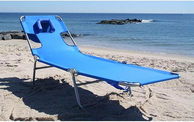 Ostrich Beach Lounge Chair, Folding & Reclining Outdoor Chaise Lounger - Image 6