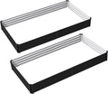 8x4x1ft Raised Garden Beds Outdoor Kit, No Support Rod, Metal Raised Garden Beds by kingddeergardenbed