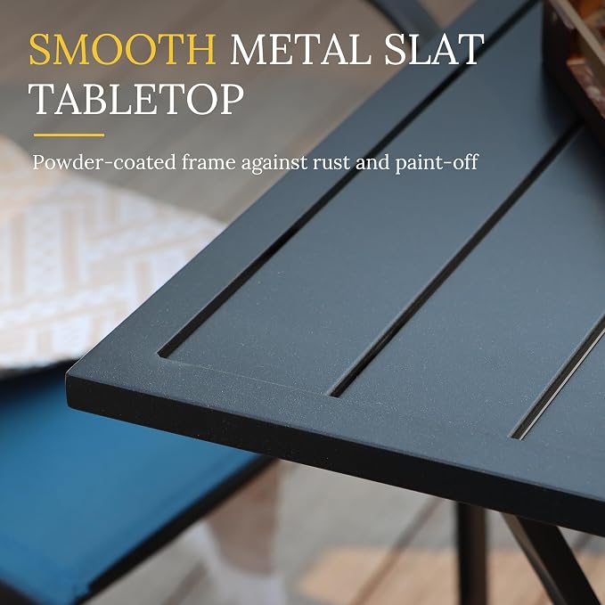 VICLLAX 3 Pieces Patio Dining Set - Image 3