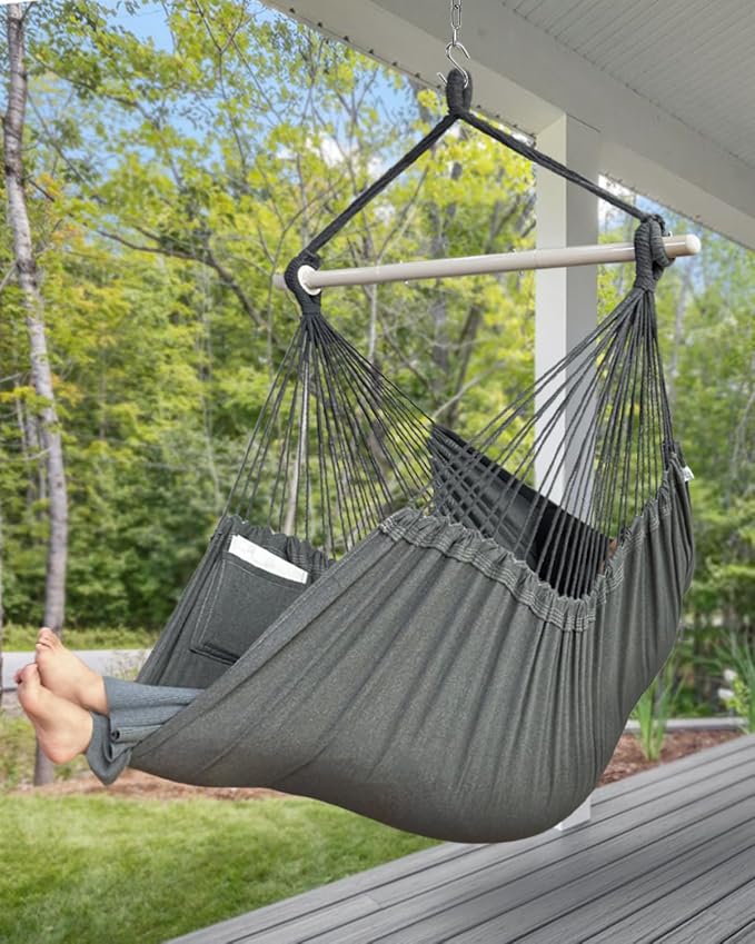 XXL Hammock Chair Hanging Rope Swing - Image 6