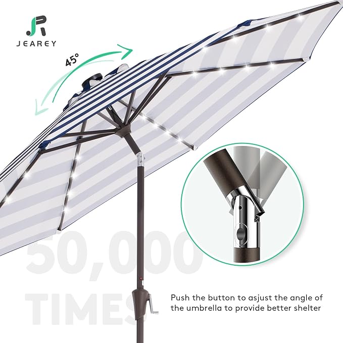 JEAREY 9FT Outdoor Patio Umbrella - Image 8