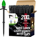 200 Pack Christmas Light Stakes 8.5"-10" by koneboss